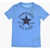 Converse All Star Chuck Taylor Maxi Logo Printed Crew-Neck T-Shirt Blue