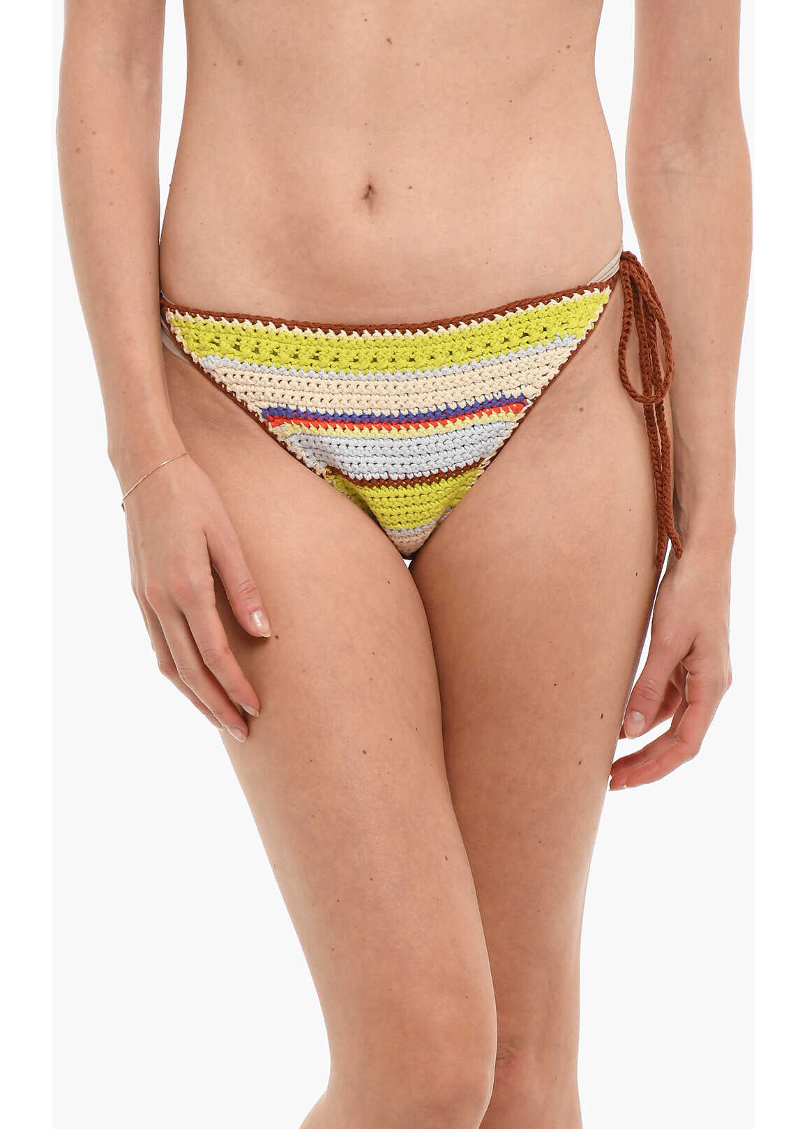 Ganni Crochet Bikini Bottom Multicolor