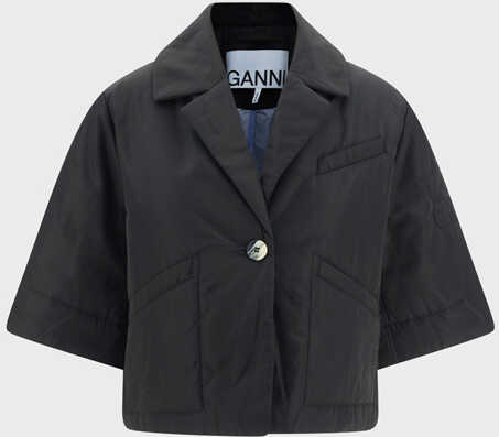 Ganni Summer Tech Jacket BLACK