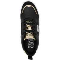 Sneakers Versace Dama - Sneakers Versace Jeans Couture Leather Speedtrack Sneakers With Golden Detail White Femei (BM 10031243) - B-mall.ro