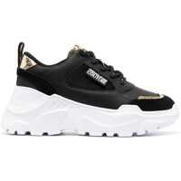 Sneakers Jeans Couture Leather Speedtrack Sneakers With Golden Detail Femei