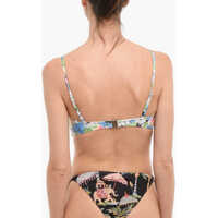 Imbracaminte Dama pagina 670 - Costume de baie 2 piese Ganni Floral Patterned Bandeau Bikini Top Multicolor Femei (BM 10031528) - B-mall.ro