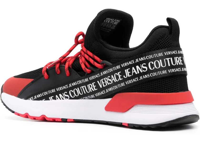 Sneakers Versace Jeans Couture All-Over Logo Low-Top Sneakers White Barbati (BM 10031570) 3