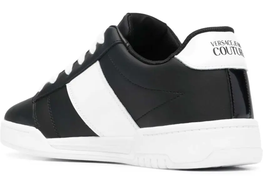 Sneakers Versace Jeans Couture Two-Tone Leather Brooklyn Low-Top Sneakers Wit White Barbati (BM 10031597) 3
