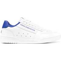 Sneakers Jeans Couture Textured Leather Brooklyn Low-Top Sneaker With Barbati