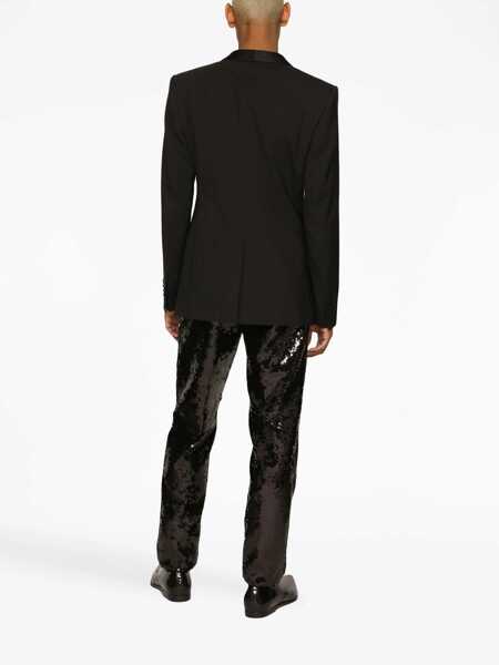 Sacouri office Dolce & Gabbana Tailored Jacket BLACK Barbati (BM 10033307) 4
