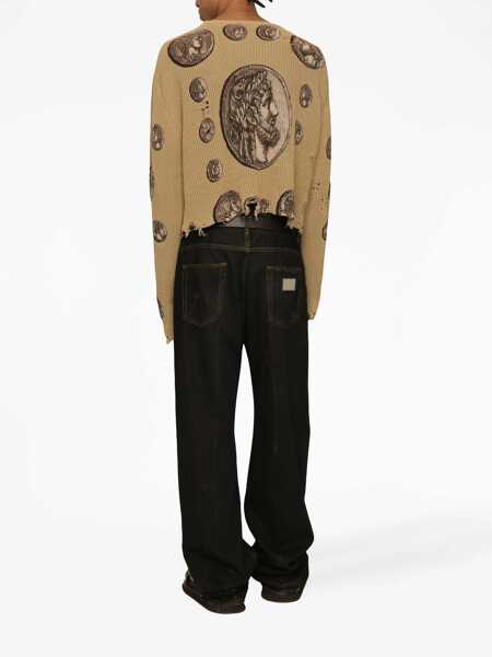 Pantaloni casual Dolce & Gabbana Denim Pants MULTICOLOUR Barbati (BM 10033313) 4