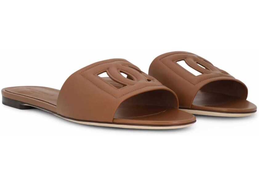 Sandale Dolce & Gabbana Millenials Sandals MARRONE CHIARO Femei (BM 10033448) 2