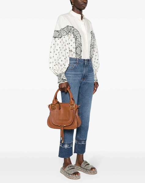 Genti de mana Chloe Marcie Handbag TAN Femei (BM 10035158) 2