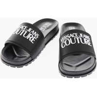 Sandale Jeans Couture Rubber Sliders With Logo Barbati