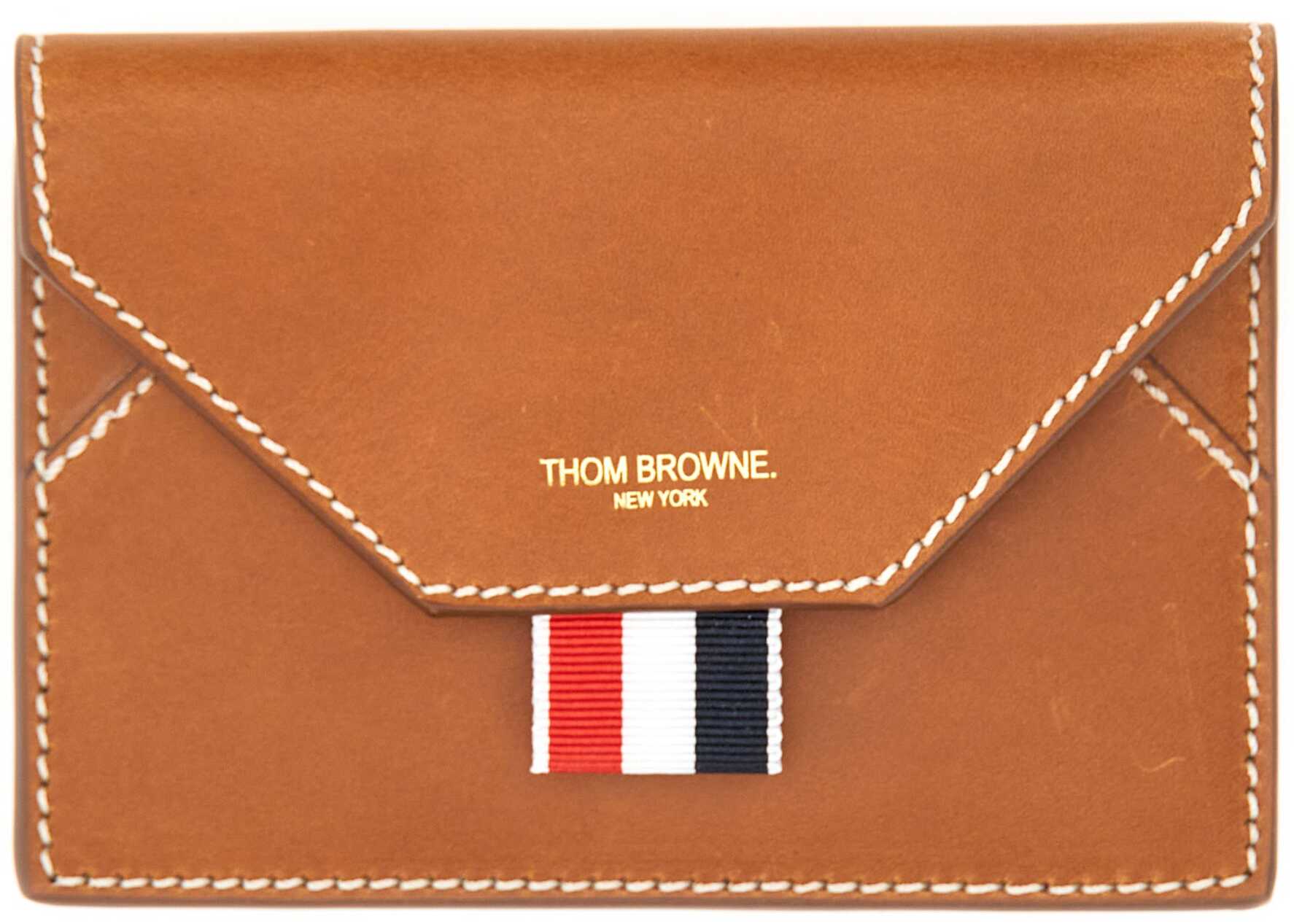 Thom Browne Envelope Card Holder BUFF