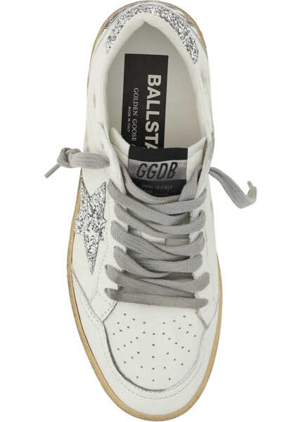 Sneakers Golden Goose Ball Star Sneakers WHITE/SILVER Femei (BM 10038959) 4