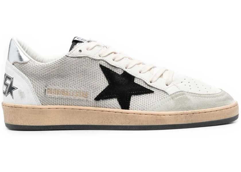 Sneakers Golden Goose Ball Star Sneakers LIGHT SILVER/BLACK/WHITE/SILVER Barbati (BM 10039103) 1