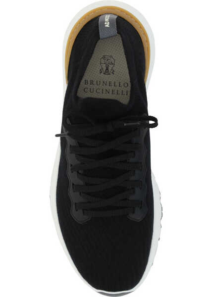 Sneakers Brunello Cucinelli Cotton Sneakers NERO Barbati (BM 10039295) 4
