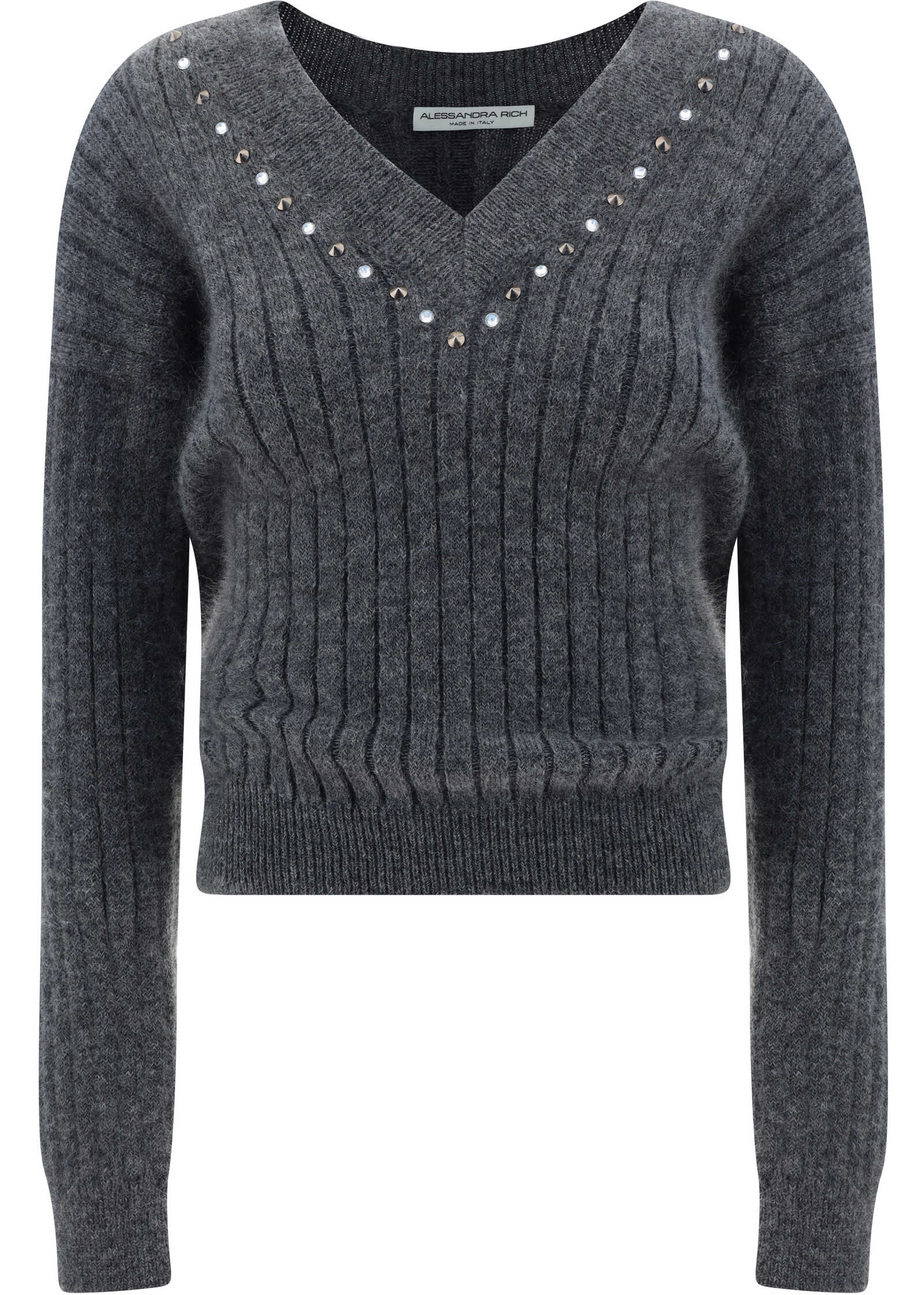 Alessandra Rich Sweater GREY MELANGE