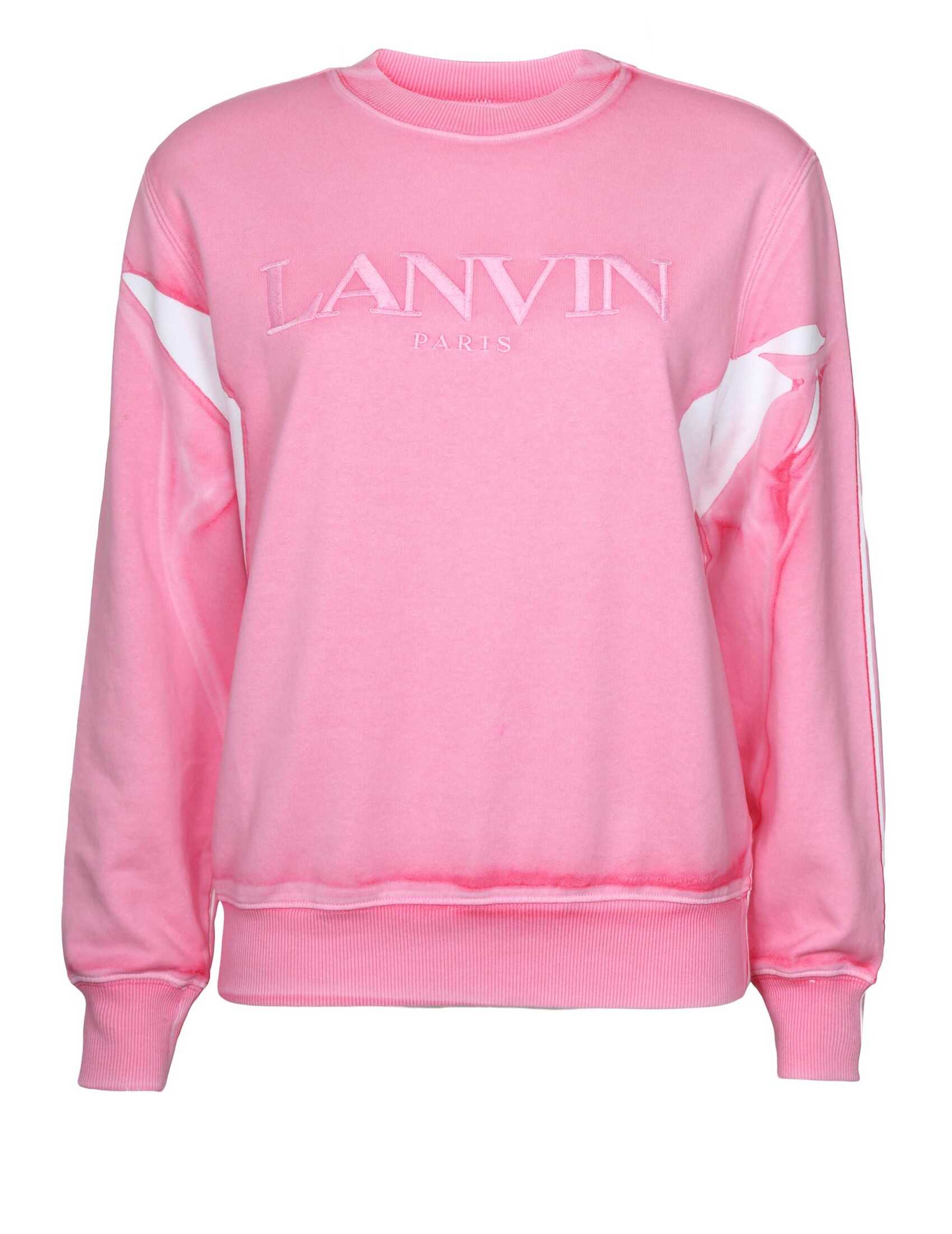 Lanvin sweatshirt sweatshirt in cotton with logo in tone N/A