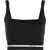 HELMUT LANG Crop Top With Logo BLACK