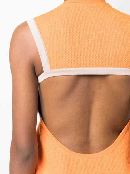 Rochii casual JACQUEMUS La Robe Sorbetto Dress ORANGE Femei (BM 10042100) 5