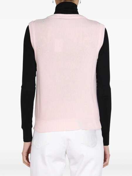 Pulovere casual Raf Simons Knitted Vest PINK Femei (BM 10042124) 3