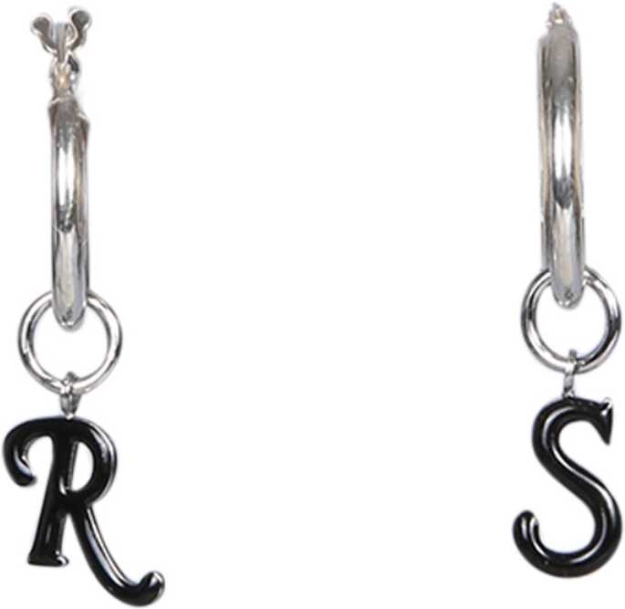 Raf Simons Logo Earrings BLACK image13