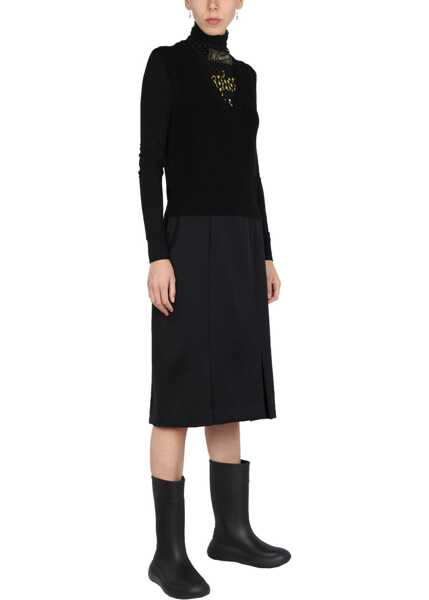 Fuste casual Raf Simons Straight Cut Skirt BLACK Femei (BM 10042139) 2