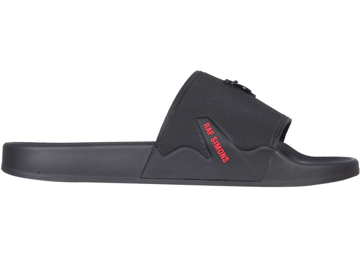 Raf Simons Astra Slide Sandals BLACK