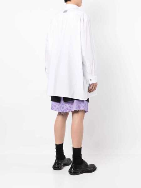 Camasi casual Raf Simons Logo Patch Shirt WHITE Femei (BM 10042172) 4