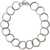 Raf Simons Linked Rings Necklace SILVER