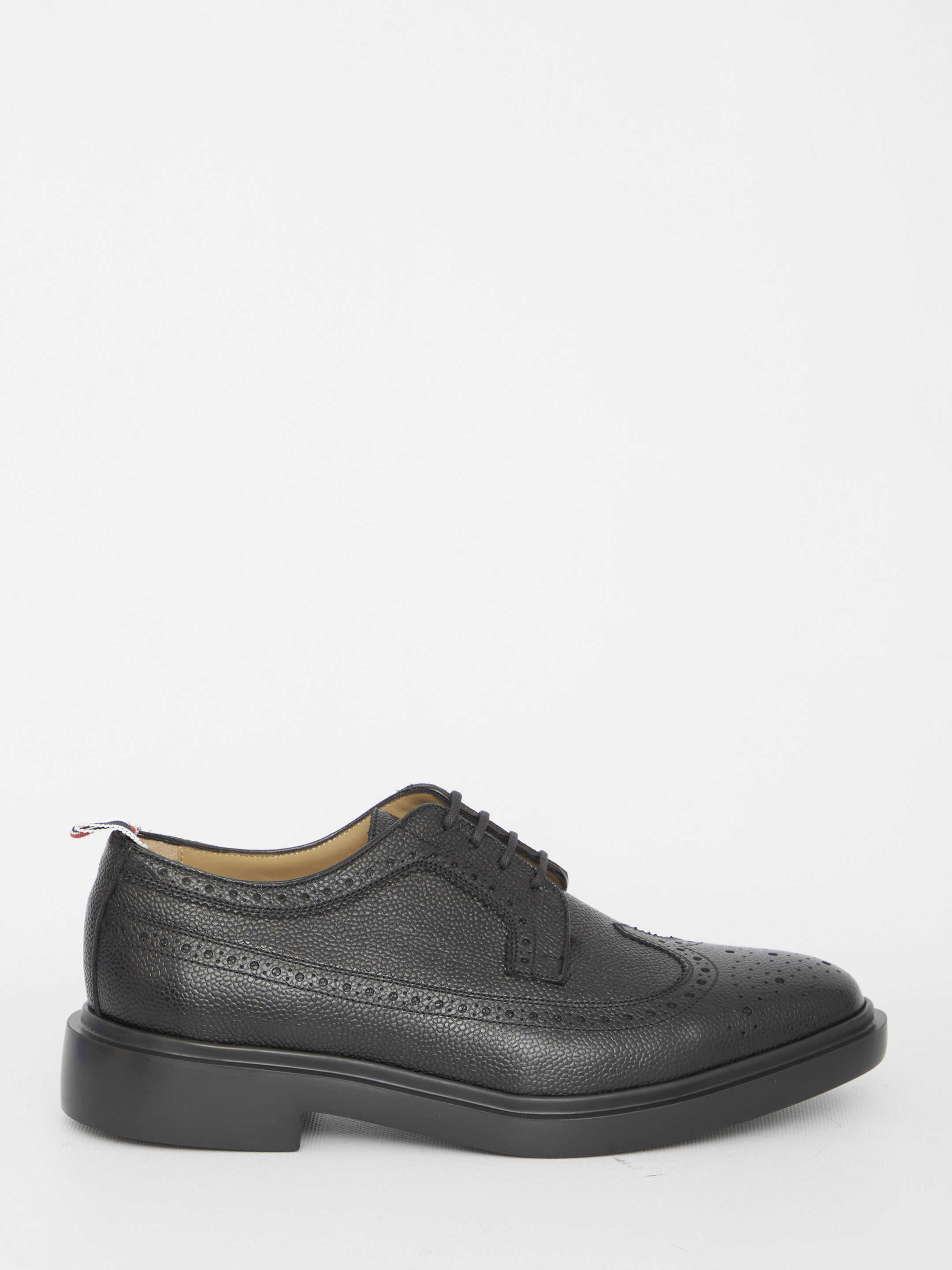 Thom Browne Leather Longwing Brogues BLACK