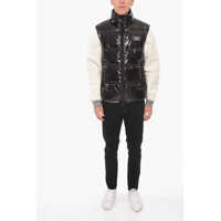 Geci de iarna DSQUARED2 pentru Barbati - Geci de iarna DSQUARED2 Nylon Down Vest Jacket With Logo Black Barbati (BM 10043543) - B-mall.ro