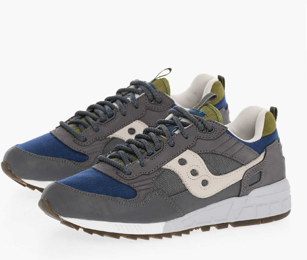 Saucony Low-Top Shadow 5000 Sneakers With Rubber Soles Gray
