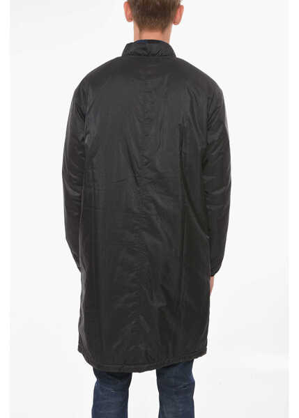 Paltoane Woolrich Nylon Diamond Fuse Padded Coat Blue Barbati (BM 10044467) 2