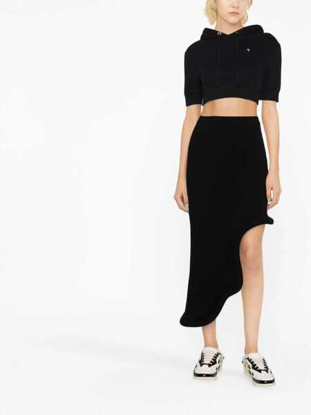 Bluze de trening Raf Simons Sweatshirt With Logo Embroidery BLACK Femei (BM 10050803) 2