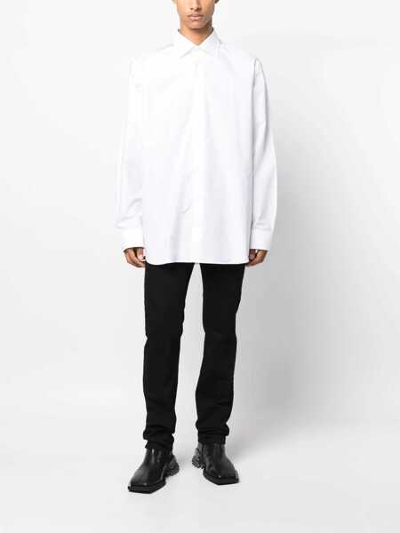 Camasi casual Raf Simons Classic Shirt WHITE Barbati (BM 10050887) 2