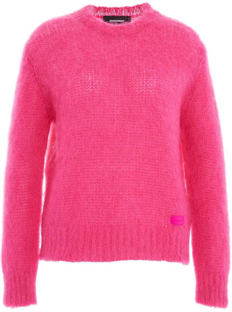 DSQUARED2 Mohair sweater Pink