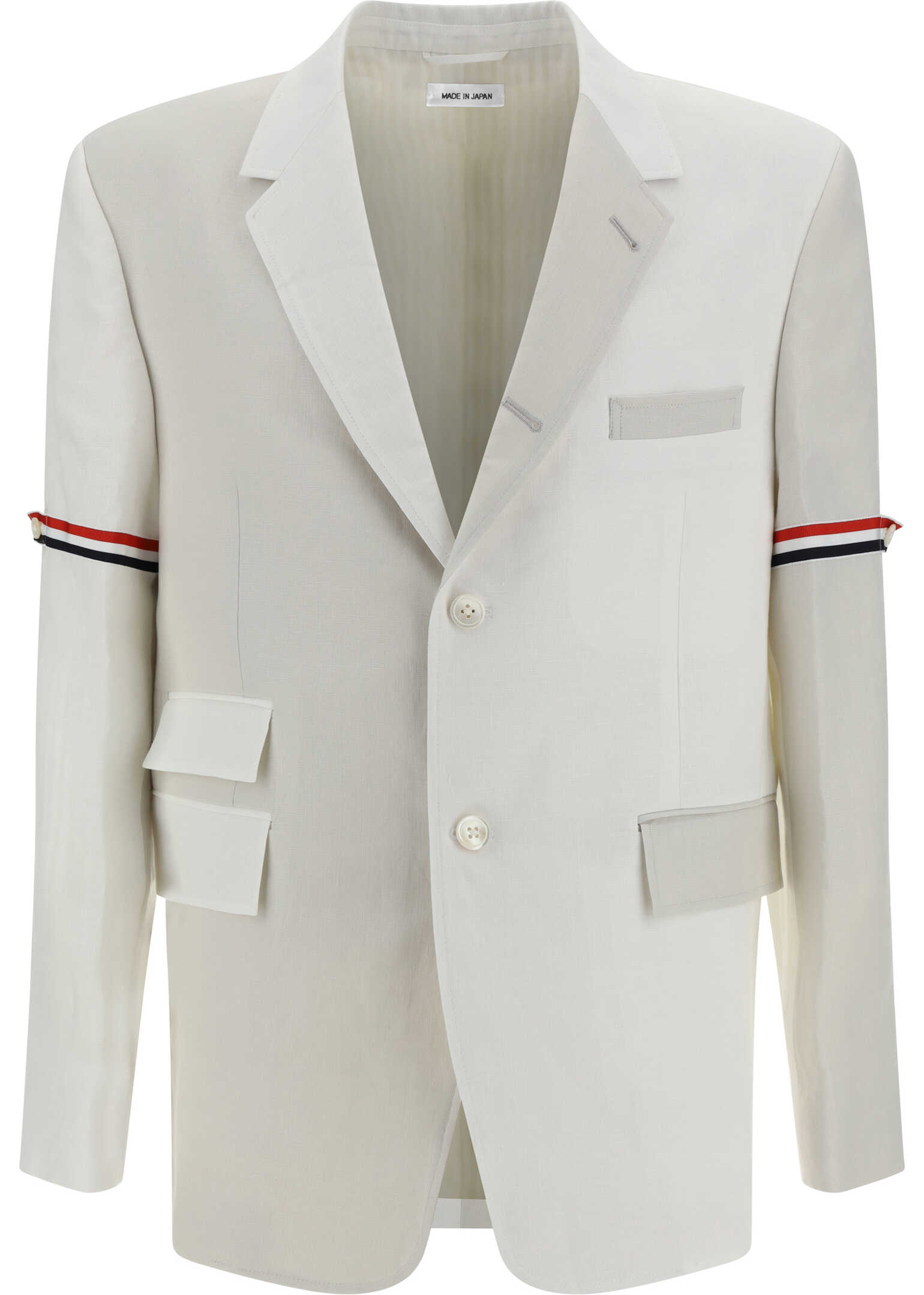 Thom Browne Blazer Jacket WHITE b-mall.ro
