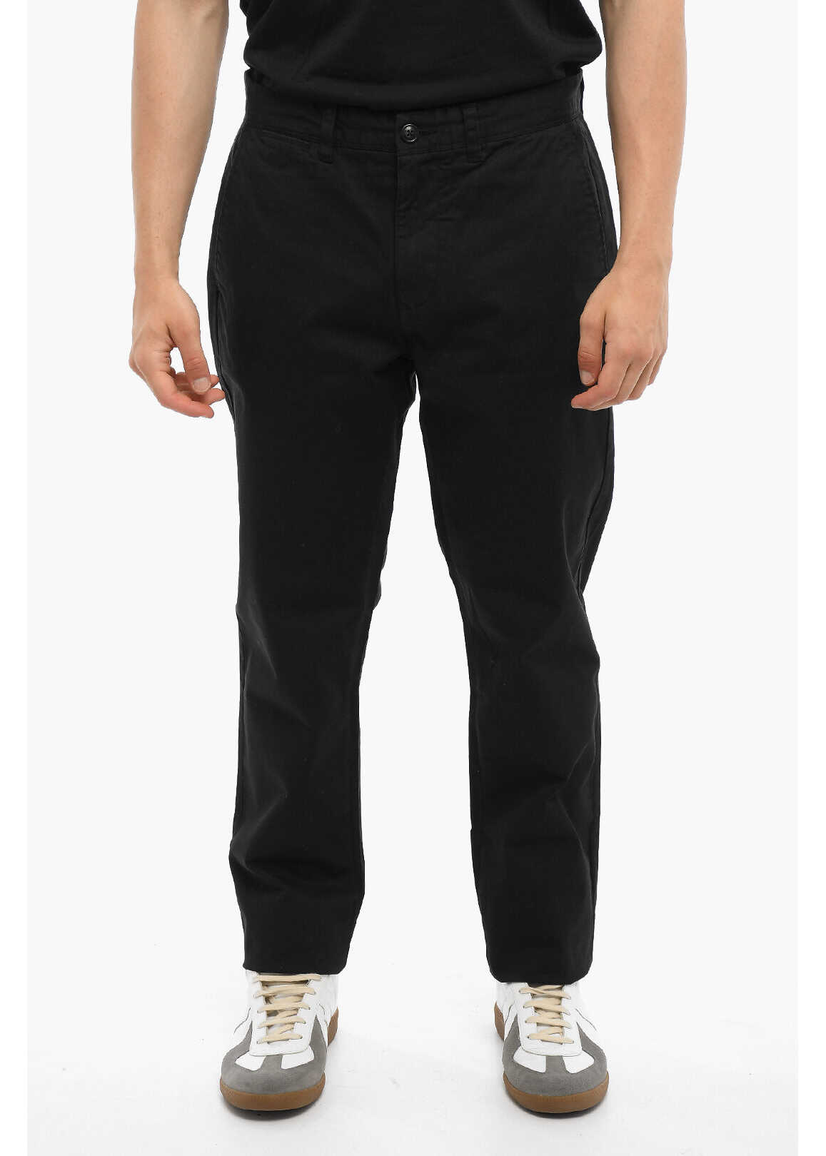 Woolrich Stretch Cotton Chino Pants Black