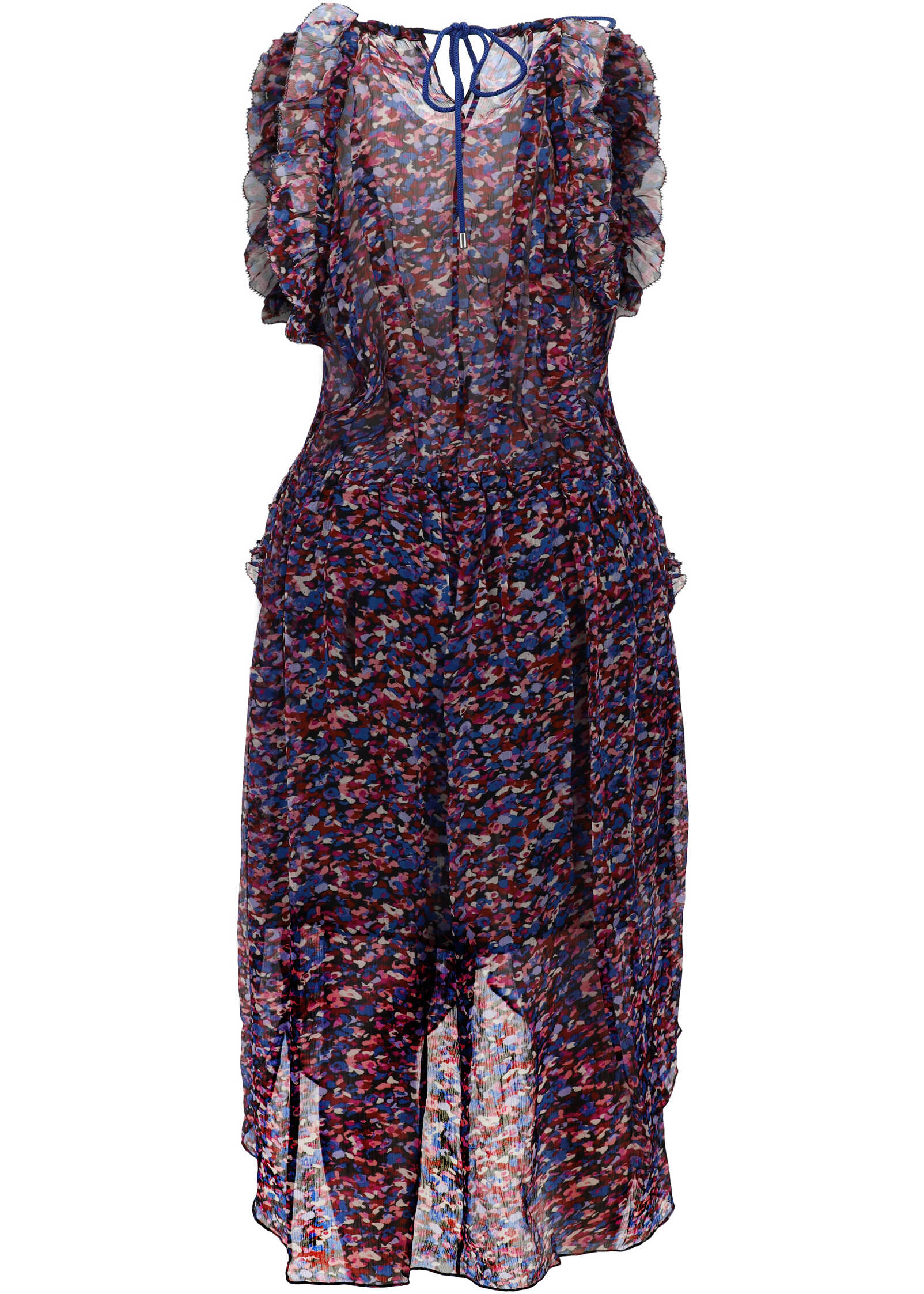 ISABEL MARANT ETOILE Fadelo Dress PINK/BLUE