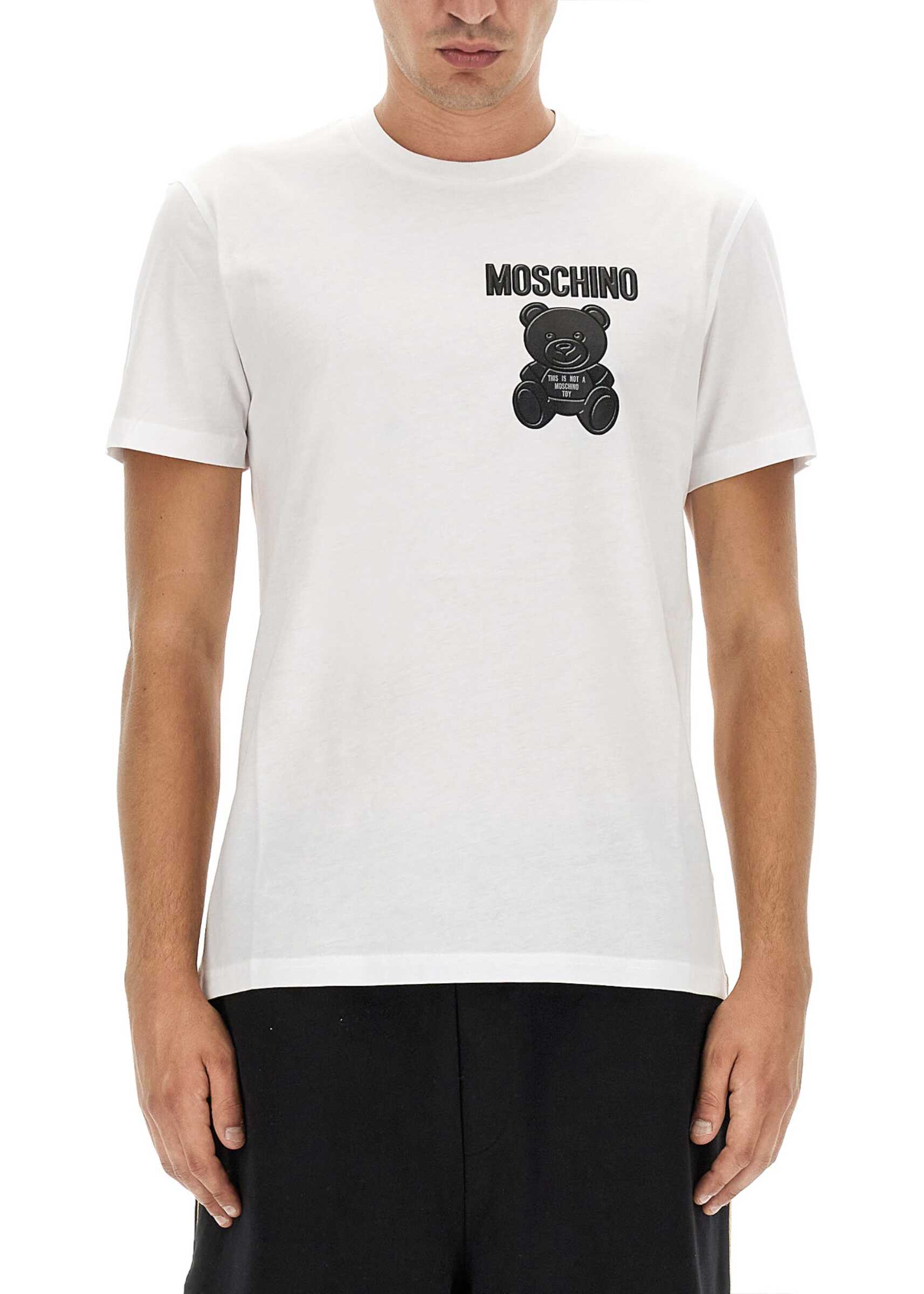Moschino T-Shirt Teddy WHITE