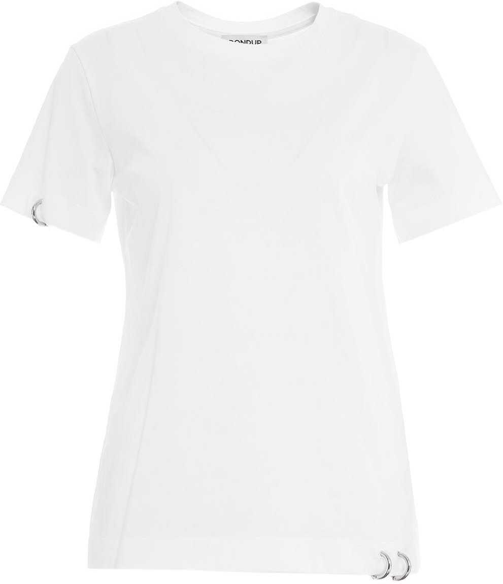 Dondup T-shirt with detachable rings White