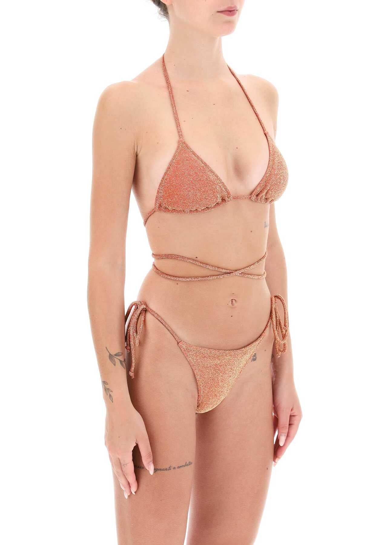 REINA OLGA \'Miami\' Bikini Set TERRACOTTA LUREX