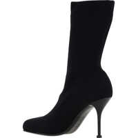 Bocanci casual Dama - Bocanci casual Alexander McQueen Heeled Boots BLACK Femei (BM 10082195) - B-mall.ro