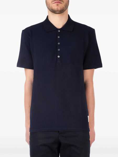 Tricouri Polo Thom Browne Polo Shirt NAVY Barbati (BM 10082711) 2