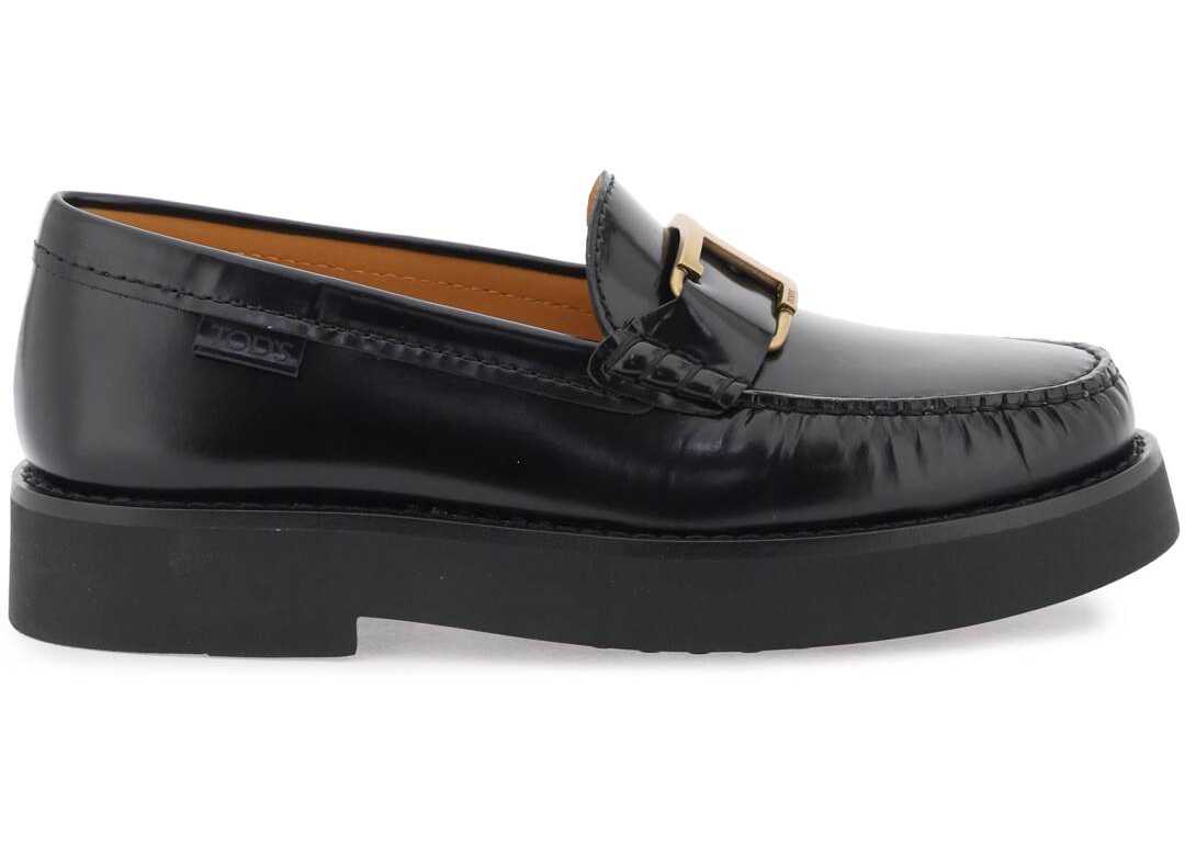 Poze TOD'S T Timeless Leather Loafers NERO