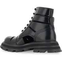 Botine Dama - Botine Alexander McQueen Wander Combat Boots BLACK Femei (BM 10085648) - B-mall.ro