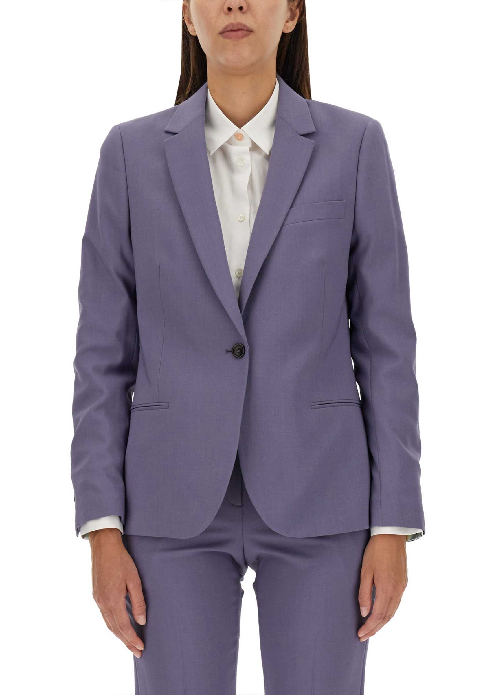 PS by Paul Smith Single-Breasted Jacket LILAC