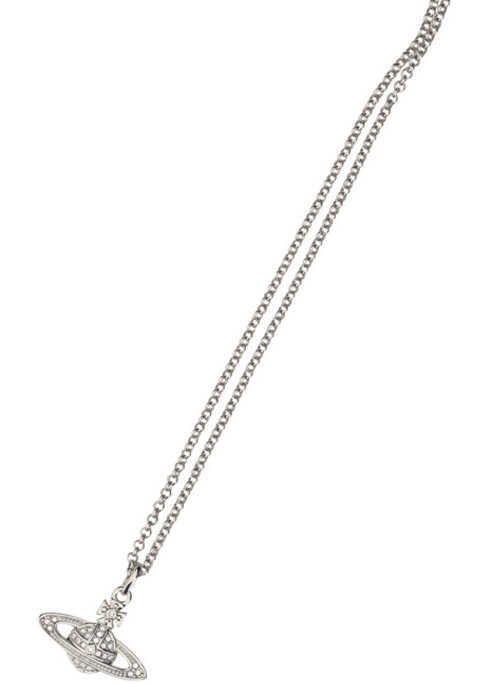 Coliere Vivienne Westwood Pendant Necklace PLATINUM / CRYSTAL Crystal Femei (BM 10088237) 3