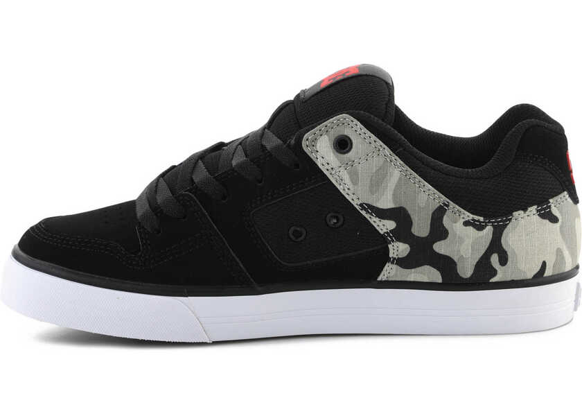 Tenisi DC Pure Black Camouflage SKATE SHOES Black/Khaki Barbati (BM 10089305) 5