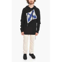 Bluze de trening Off-White pentru Barbati - Bluze de trening Off-White Seasonal Knitted Chunky-Knit Hoodie Black Barbati (BM 10089611) - B-mall.ro