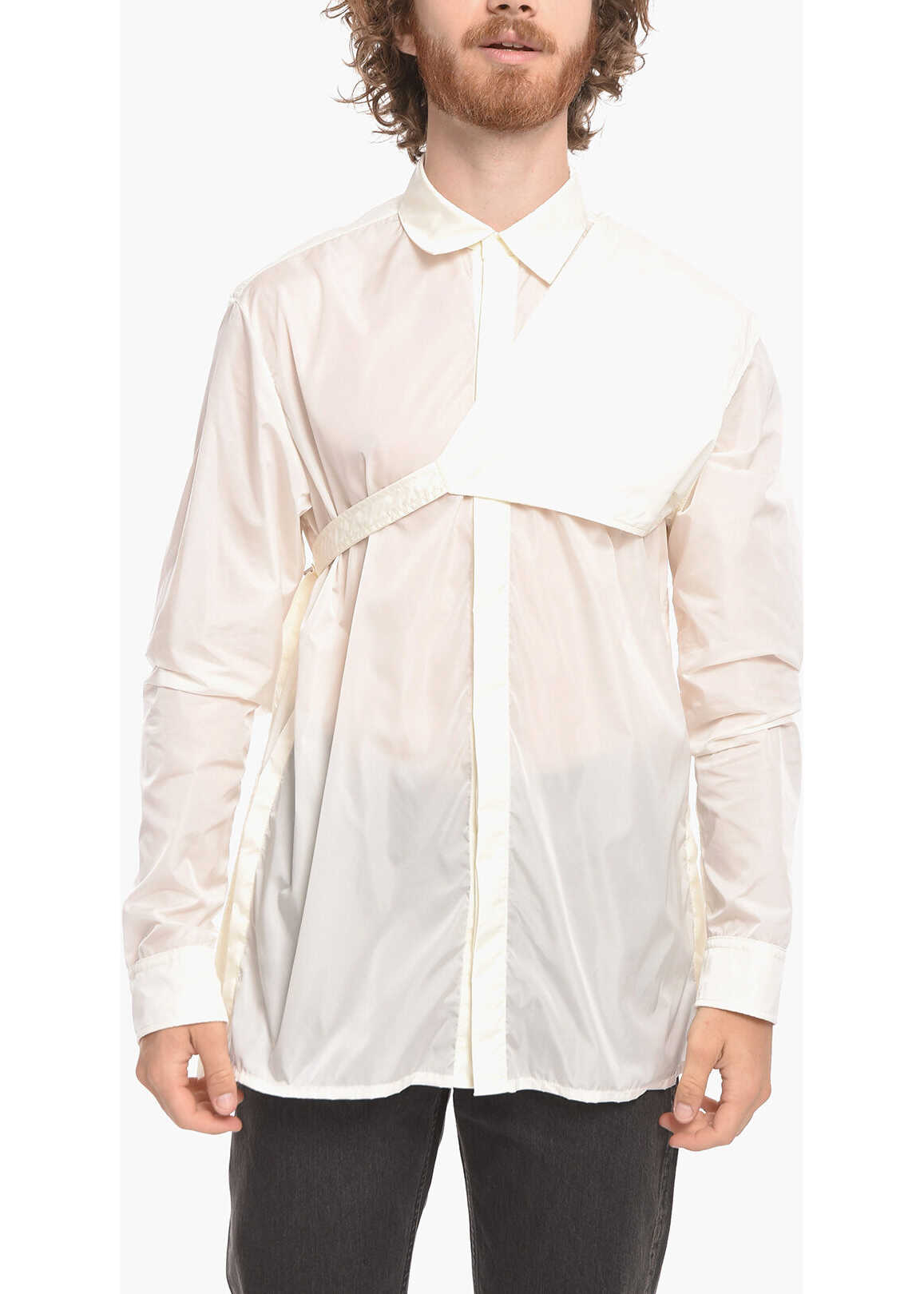 AMBUSH Nylon Harness Shirt With Removable Detail White